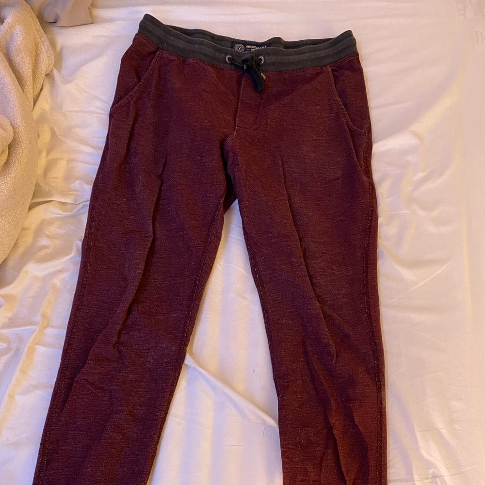 Maroon Jogger sweatpants